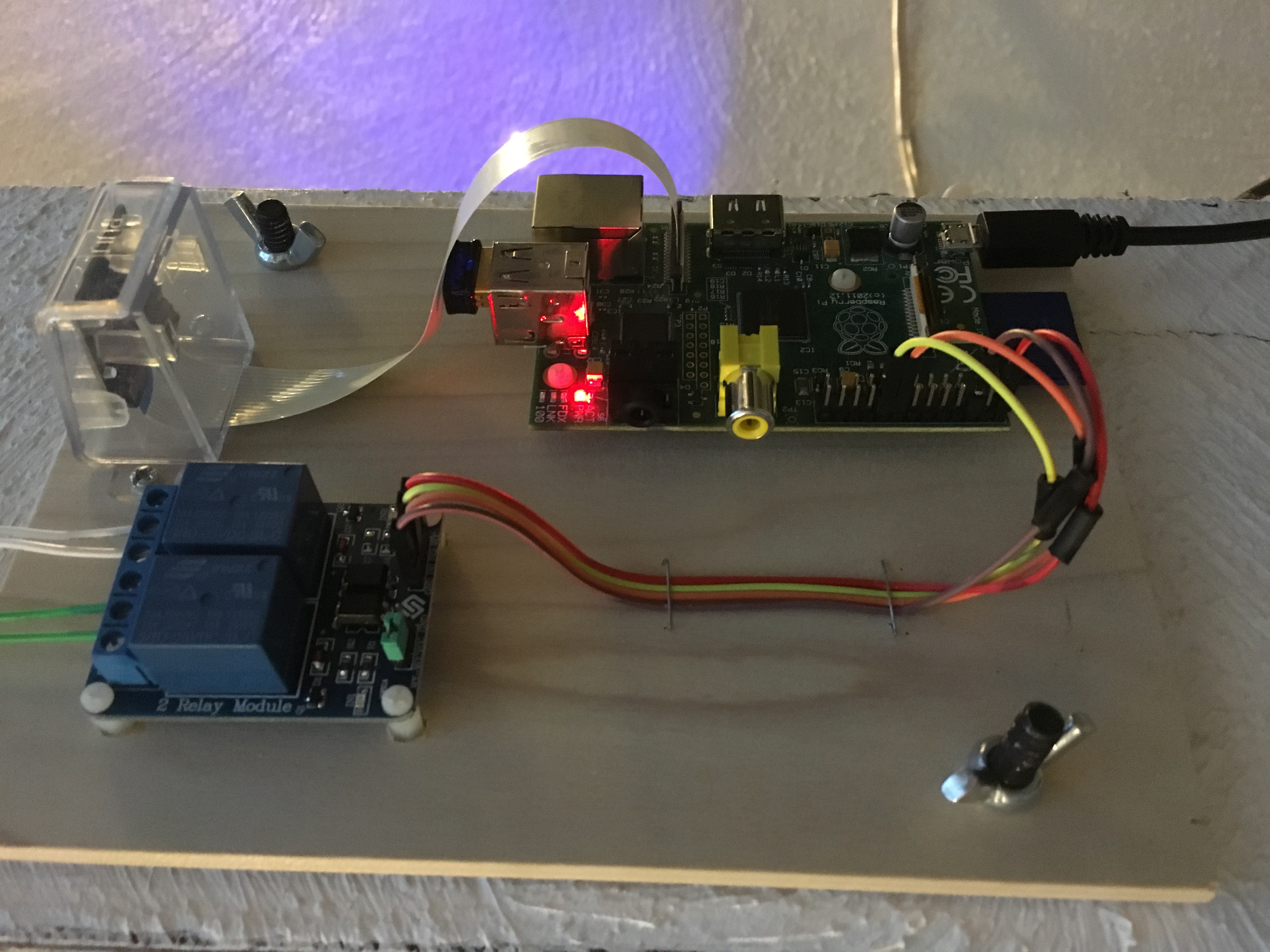 Garage Door Raspberry Pi Server